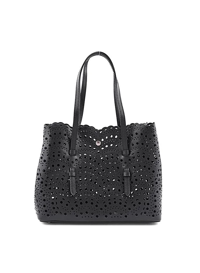 Cuple Women’s Woven Tote Bag Set